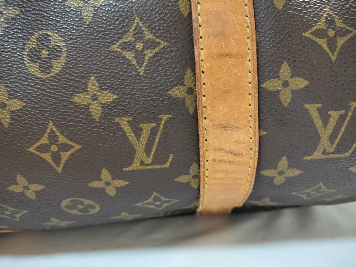 LOUIS VUITTON Unidentified Monogram M41428 Keepall 45 Boston Bag