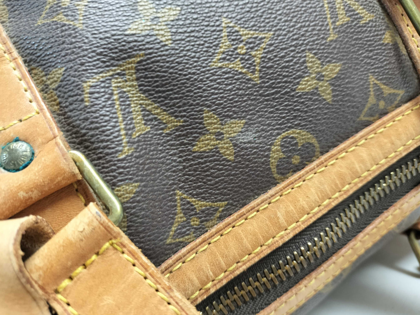 LOUIS VUITTON Unidentified Monogram M41428 Keepall 45 Boston Bag
