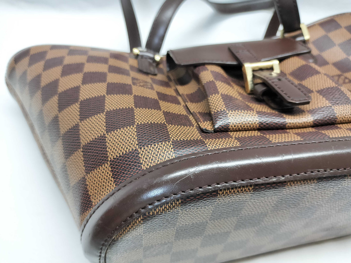LOUIS VUITTON N51121 Damier Manosque PM Handbag
