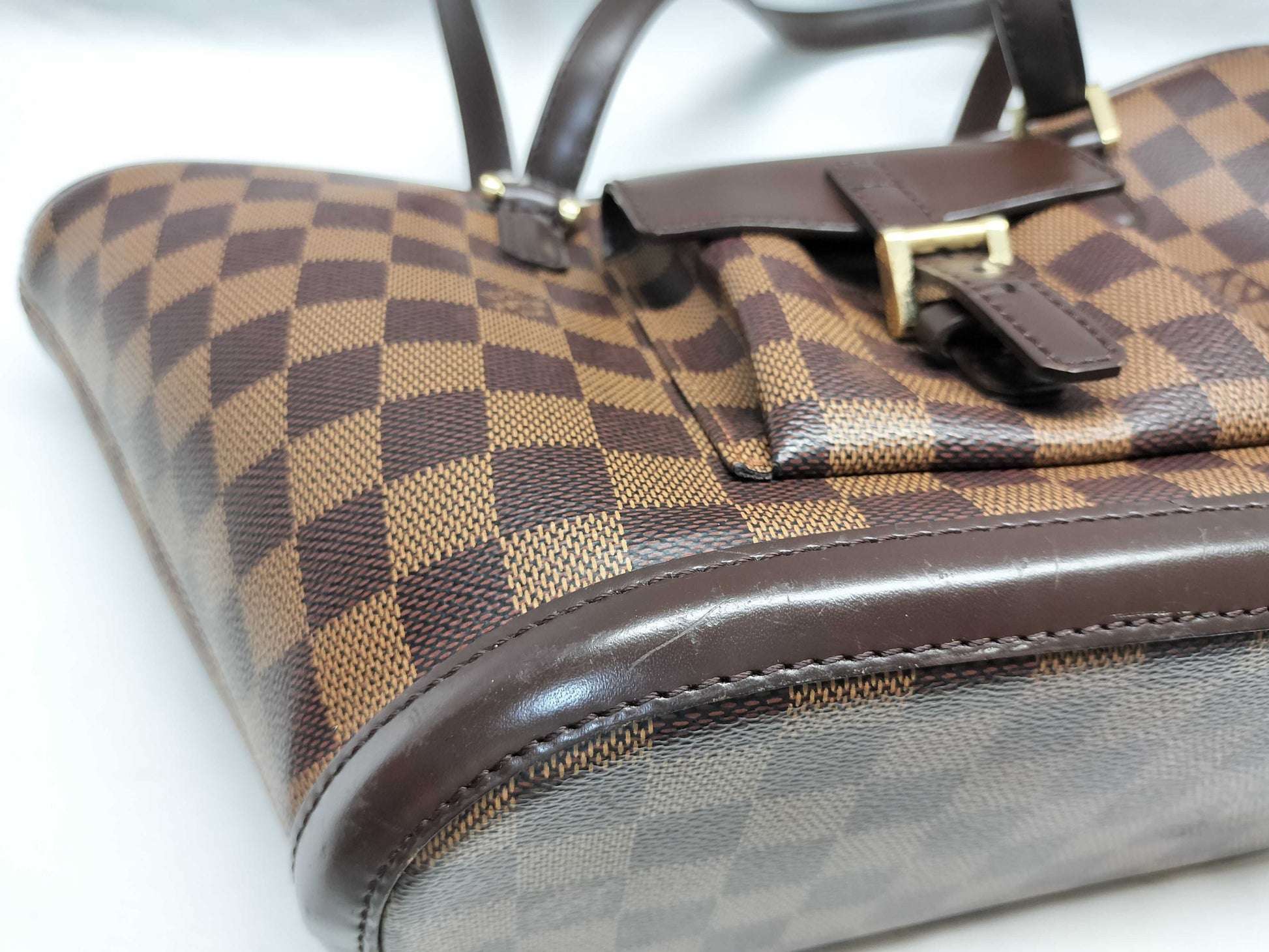 LOUIS VUITTON N51121 Damier Manosque PM Handbag