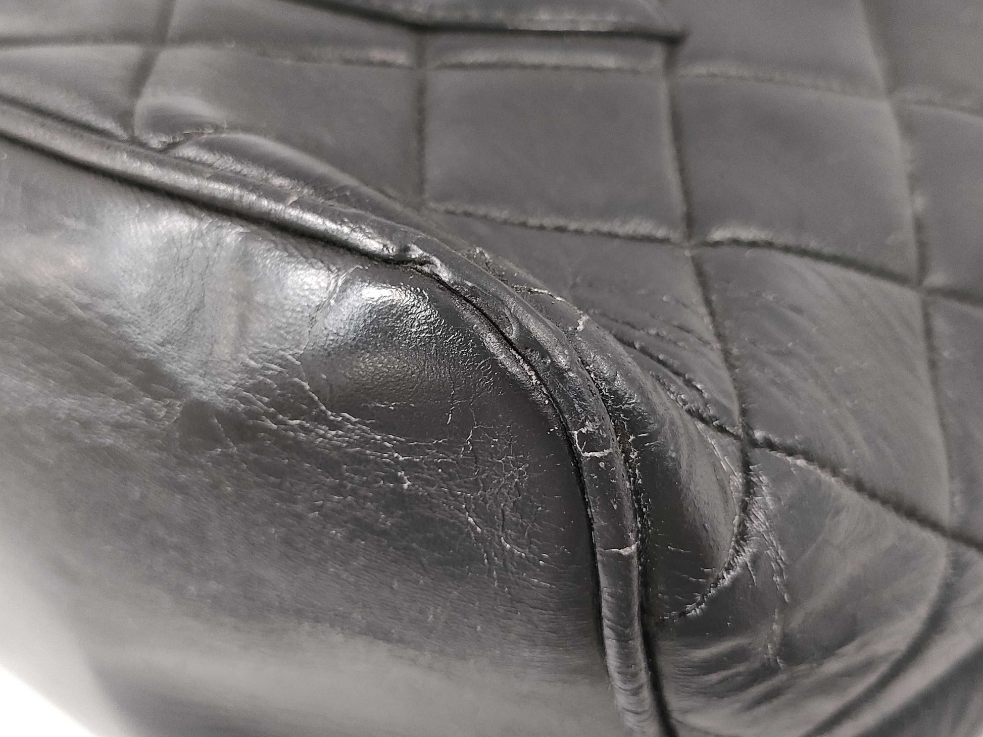 CHANEL Lambskin Reproduction Tote/Altered Tote Bag
