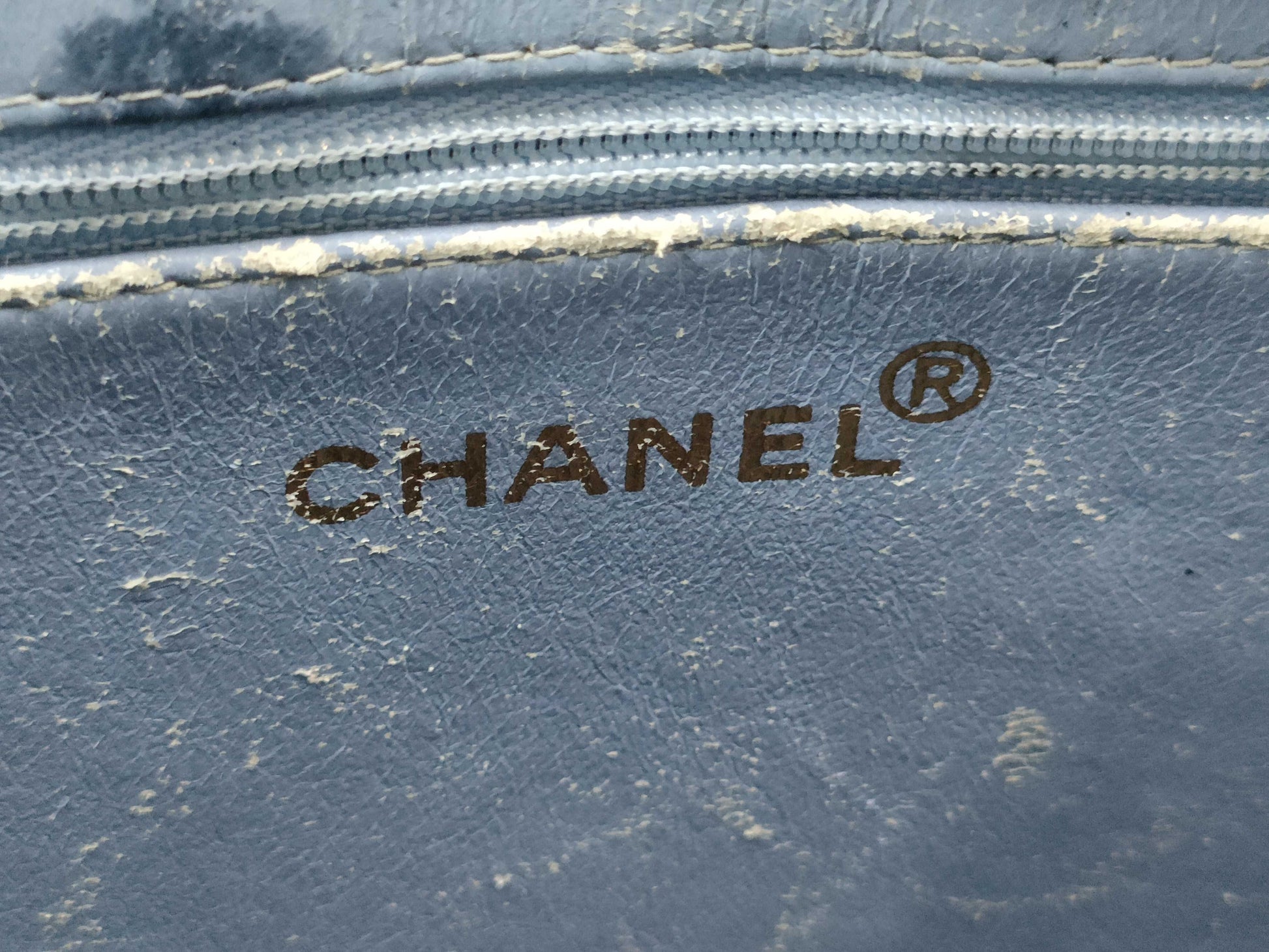 CHANEL Lambskin Reproduction Tote/Altered Tote Bag