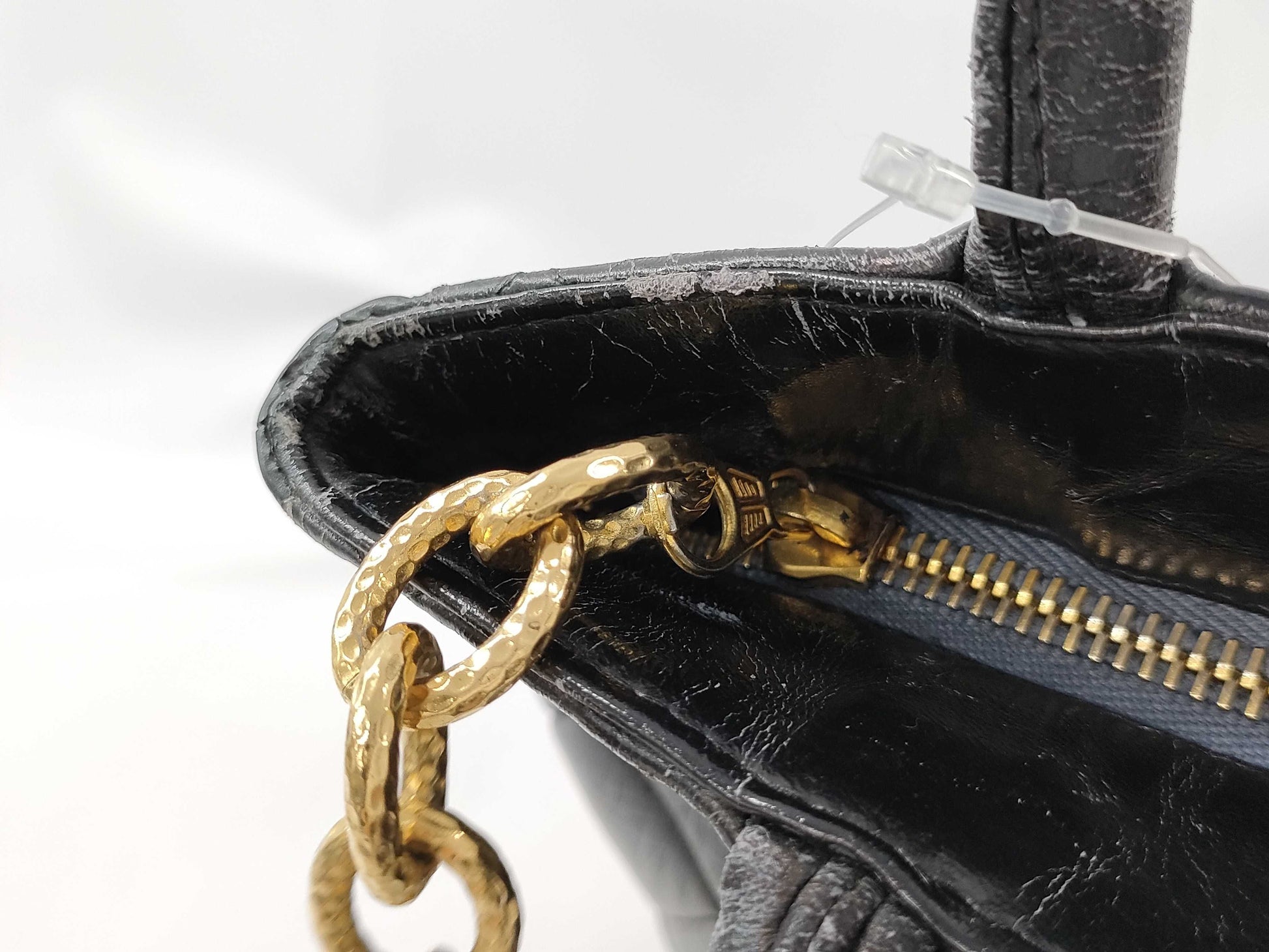 CHANEL Lambskin Reproduction Tote/Altered Tote Bag