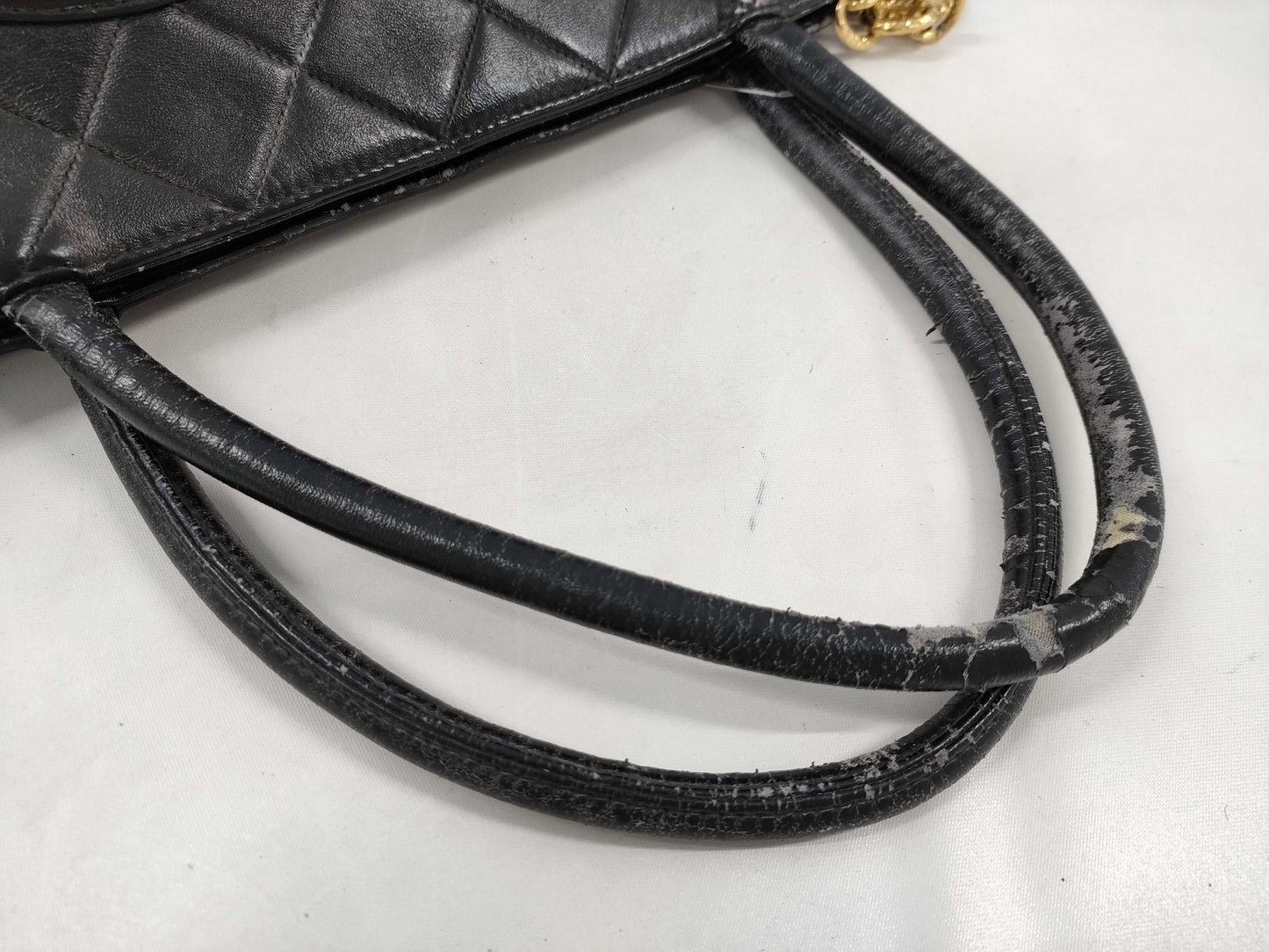 CHANEL Lambskin Reproduction Tote/Altered Tote Bag