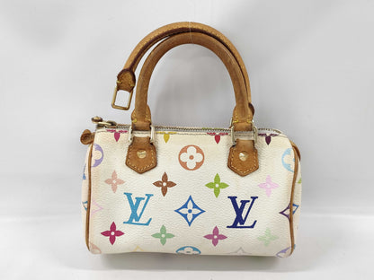 LOUIS VUITTON Monogram Multicolore M92645/Mini Speedy/Handle/Pull Broken Handbag
