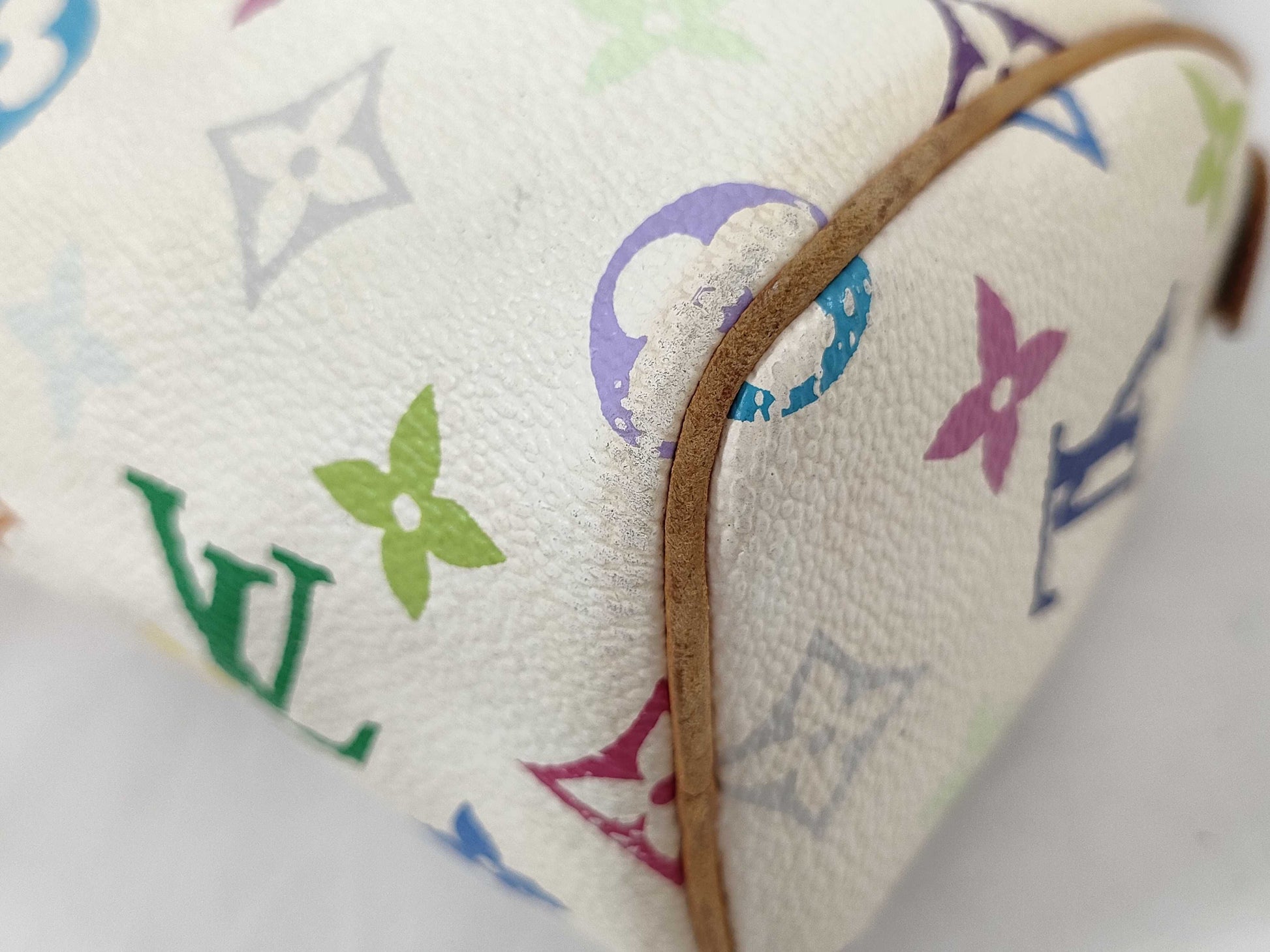 LOUIS VUITTON Monogram Multicolore M92645/Mini Speedy/Handle/Pull Broken Handbag