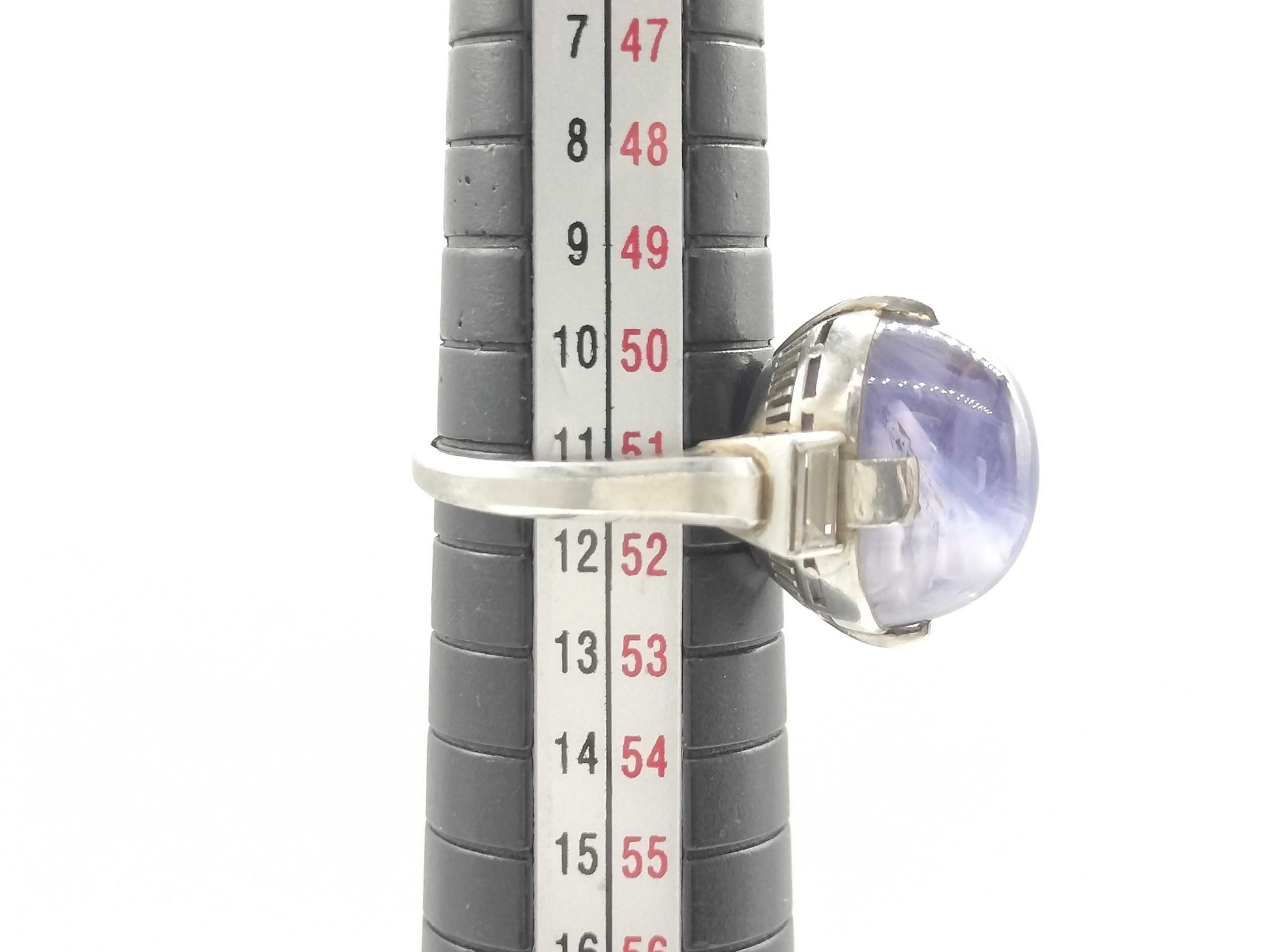Stainless steel 18.06ct diamond Pt850 9.3g ring 