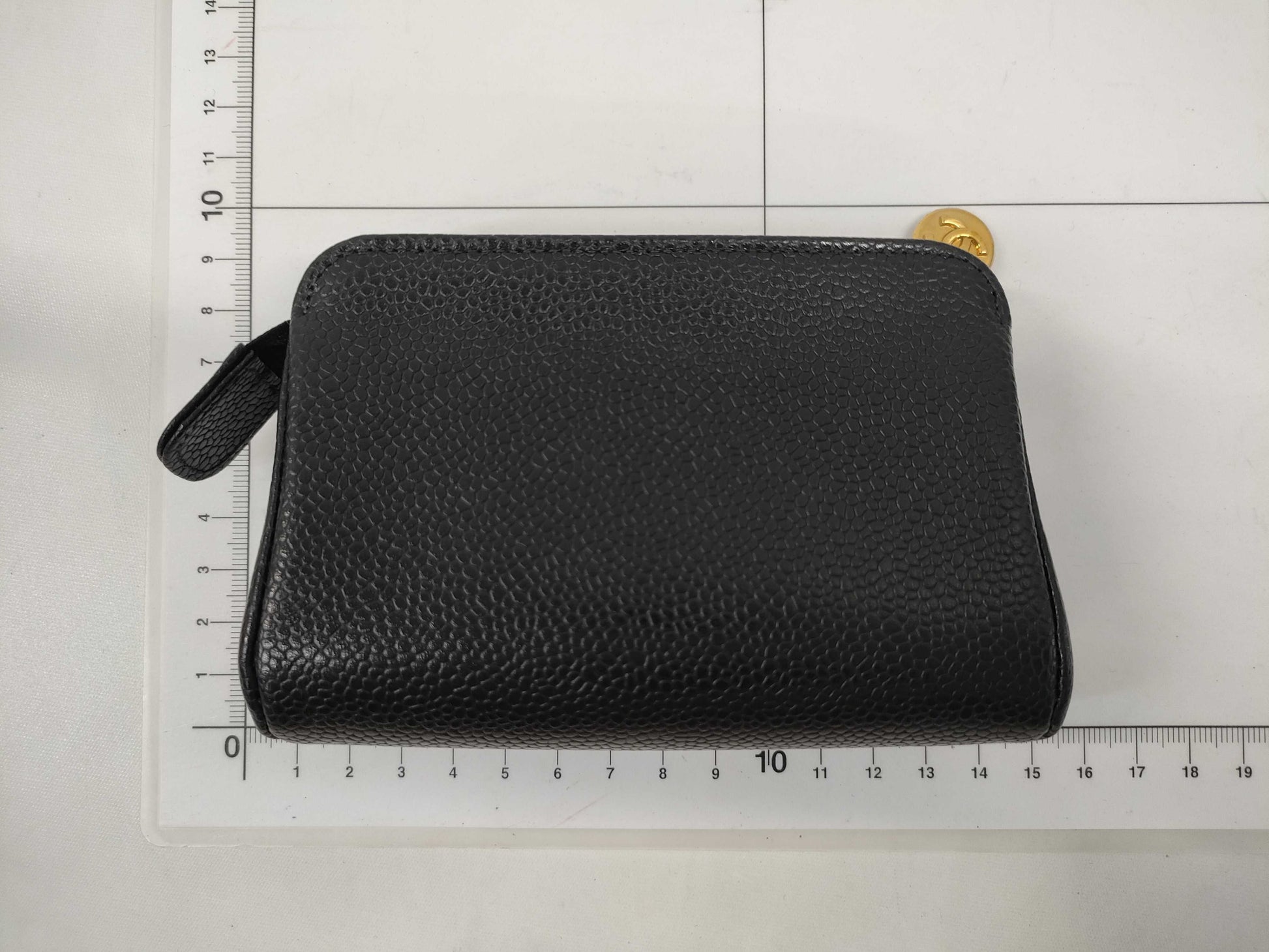 CHANEL Caviar Coin Case, Solid Color