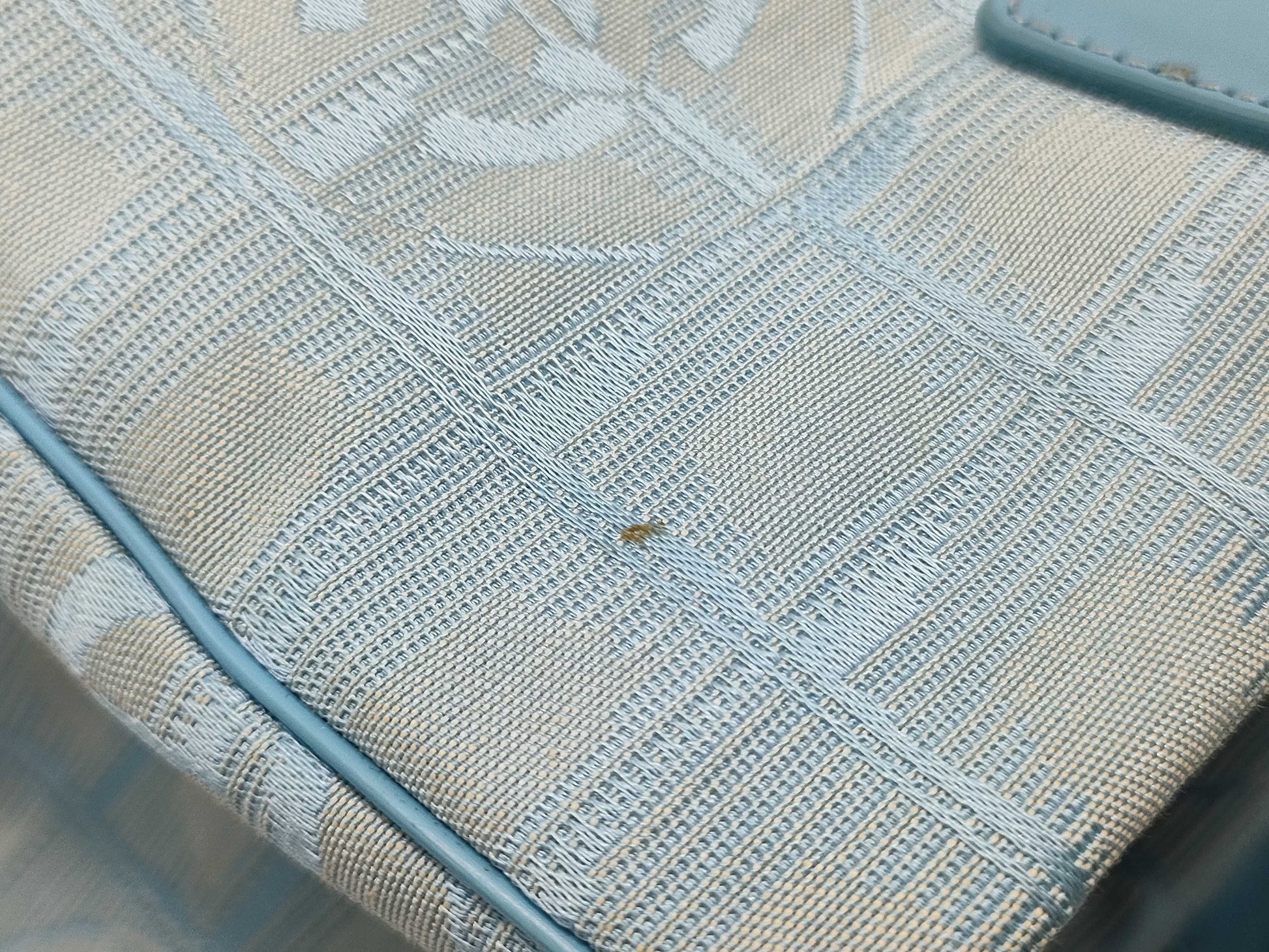 CHANEL Light Blue Tote Bag