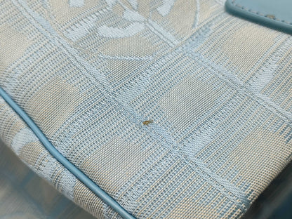 CHANEL Light Blue Tote Bag