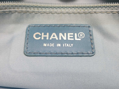 CHANEL Light Blue Tote Bag
