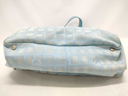 CHANEL Light Blue Tote Bag