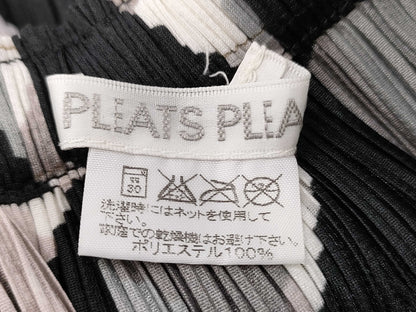 ISSEY MIYAKE Pleats Please Patterned Skirt