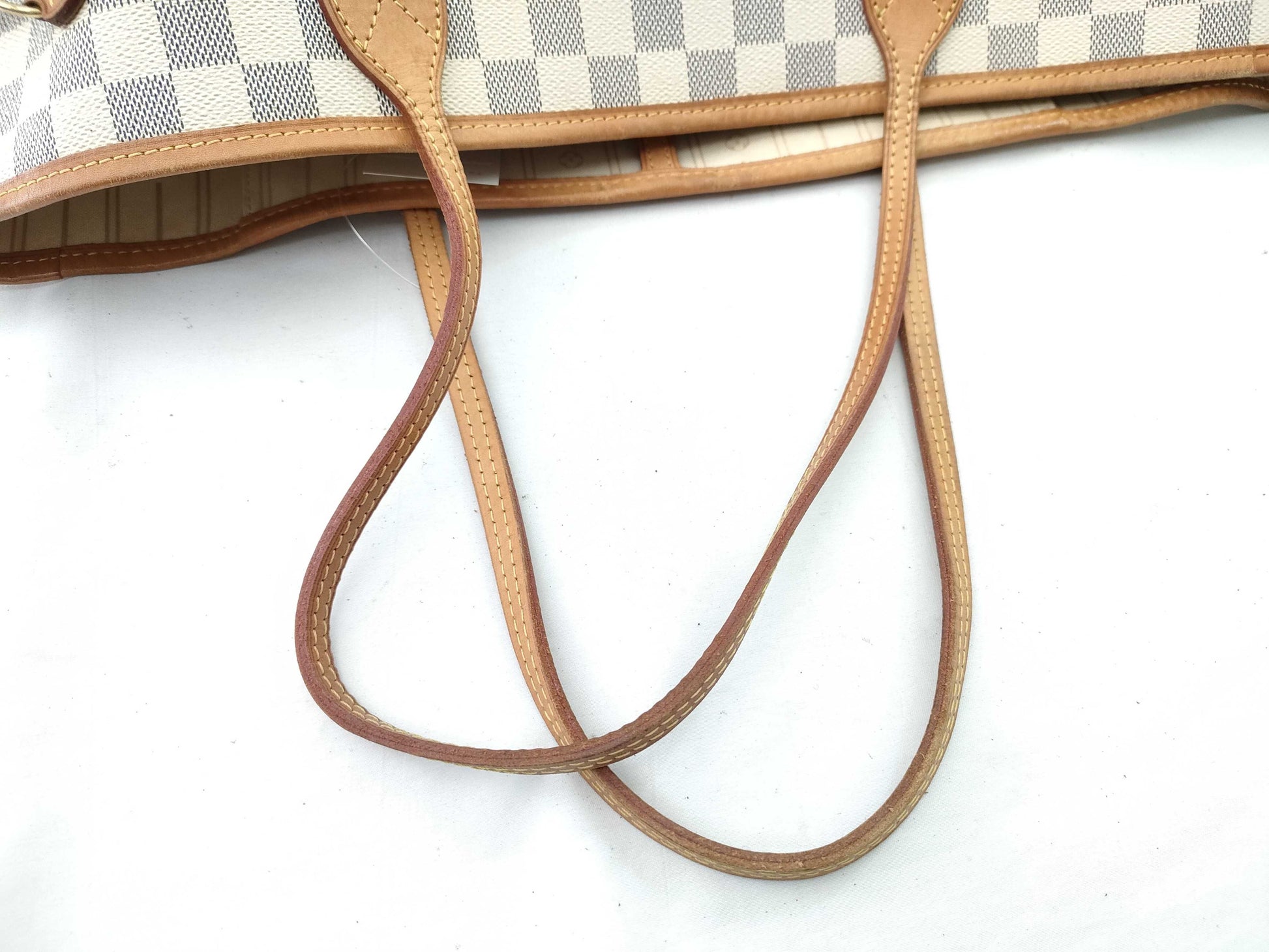 LOUIS VUITTON Damier Azur N41361 Neverfull MM Tote Bag