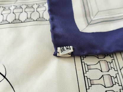 HERMES Carré Flowering Coastal Street Scarf