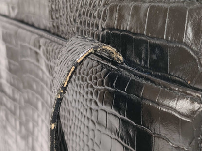 Yves Saint Laurent Crocodile Leather Handbag Handbag