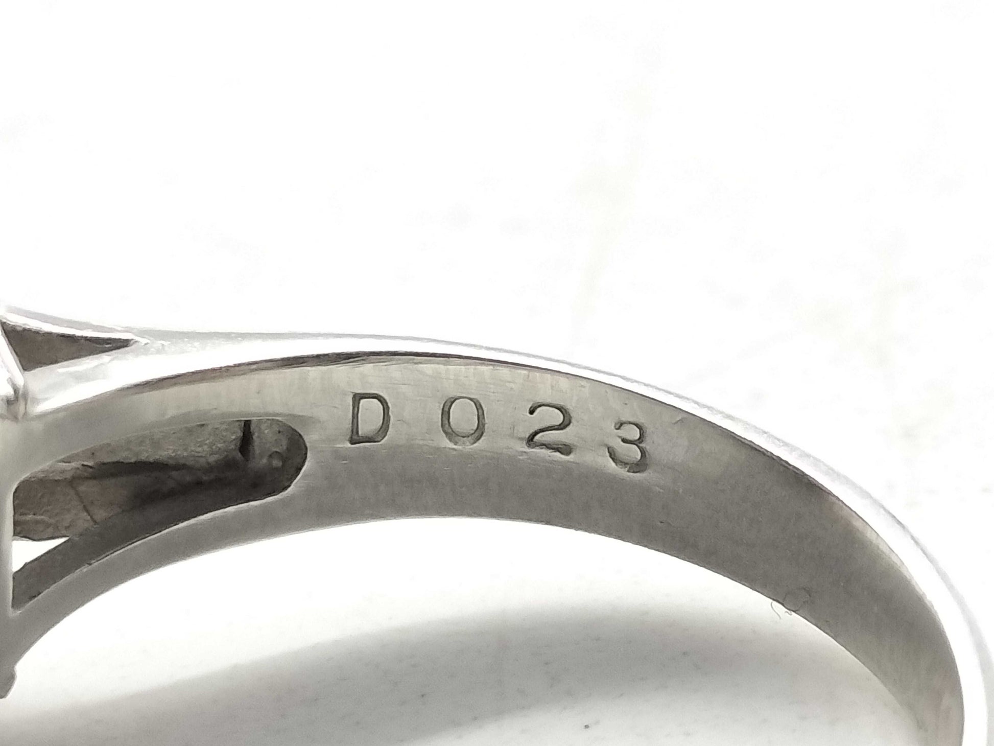 OP 1.93ct D 0.23ct Pt900 5.5g Ring 