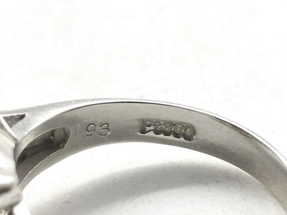 OP 1.93ct D 0.23ct Pt900 5.5g Ring 