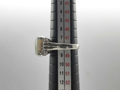 OP 1.93ct D 0.23ct Pt900 5.5g Ring 