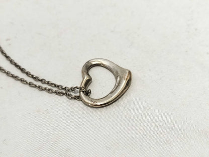Tiffany & Co. Open Heart Necklace 6.2g