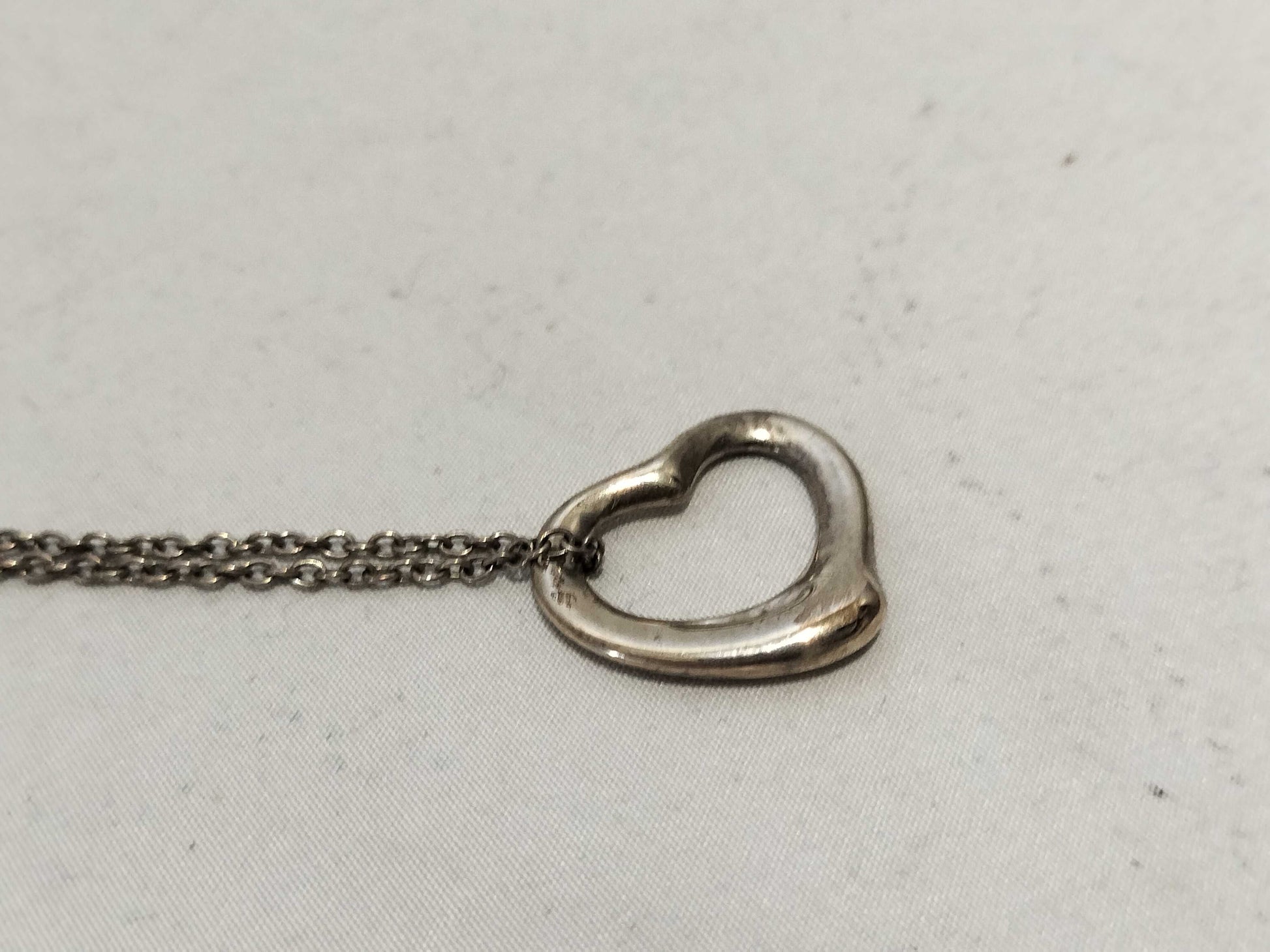 Tiffany & Co. Open Heart Necklace 6.2g