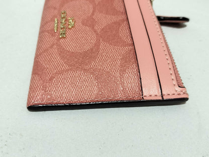 COACH Signature Coach/Card Case/Coin Case