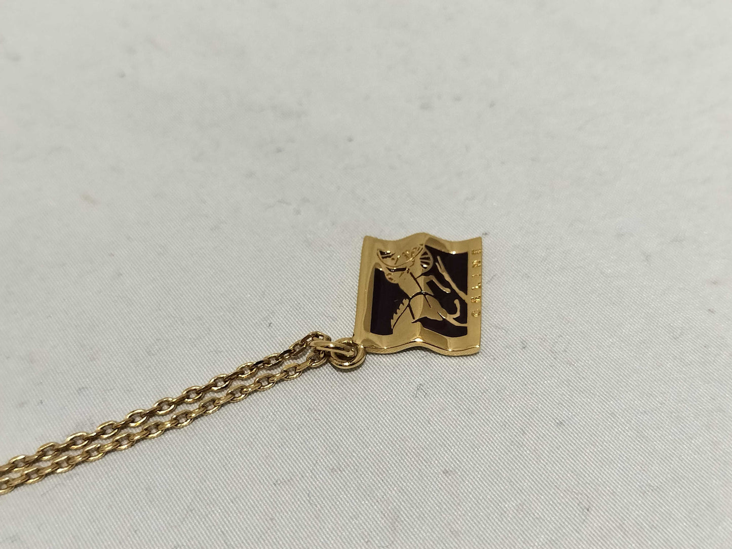 CELINE Carriage Motif Necklace