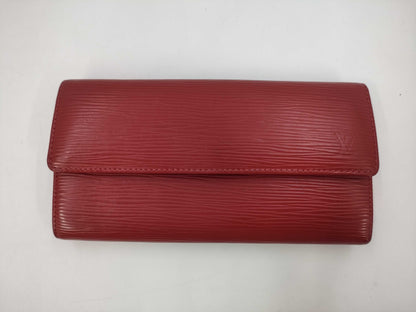 LOUIS VUITTON Epi Portefeuille Sarah Personalized Wallet