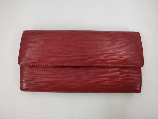LOUIS VUITTON Epi Portefeuille Sarah Personalized Wallet