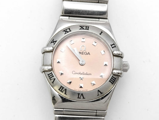 OMEGA Constellation Quartz Pink Dial Women's Watch 6563/875 Women's Watch