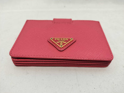 PRADA Saffiano Card Case, Card Case, Pass Case, Business Card Case