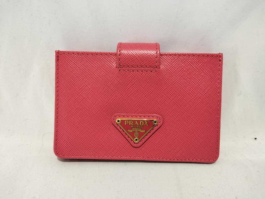 PRADA Saffiano Card Case, Card Case, Pass Case, Business Card Case