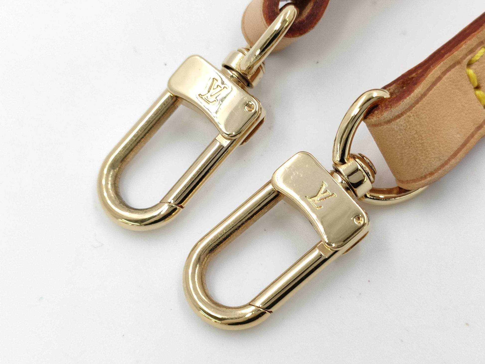 LOUIS VUITTON Natural Leather Shoulder Strap Only
