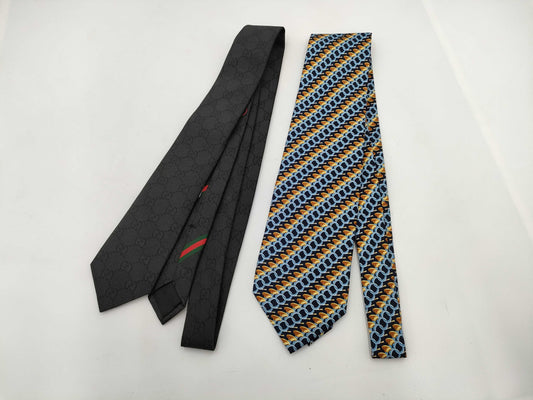 GUCCI GG pattern, all-over pattern 2-piece tie