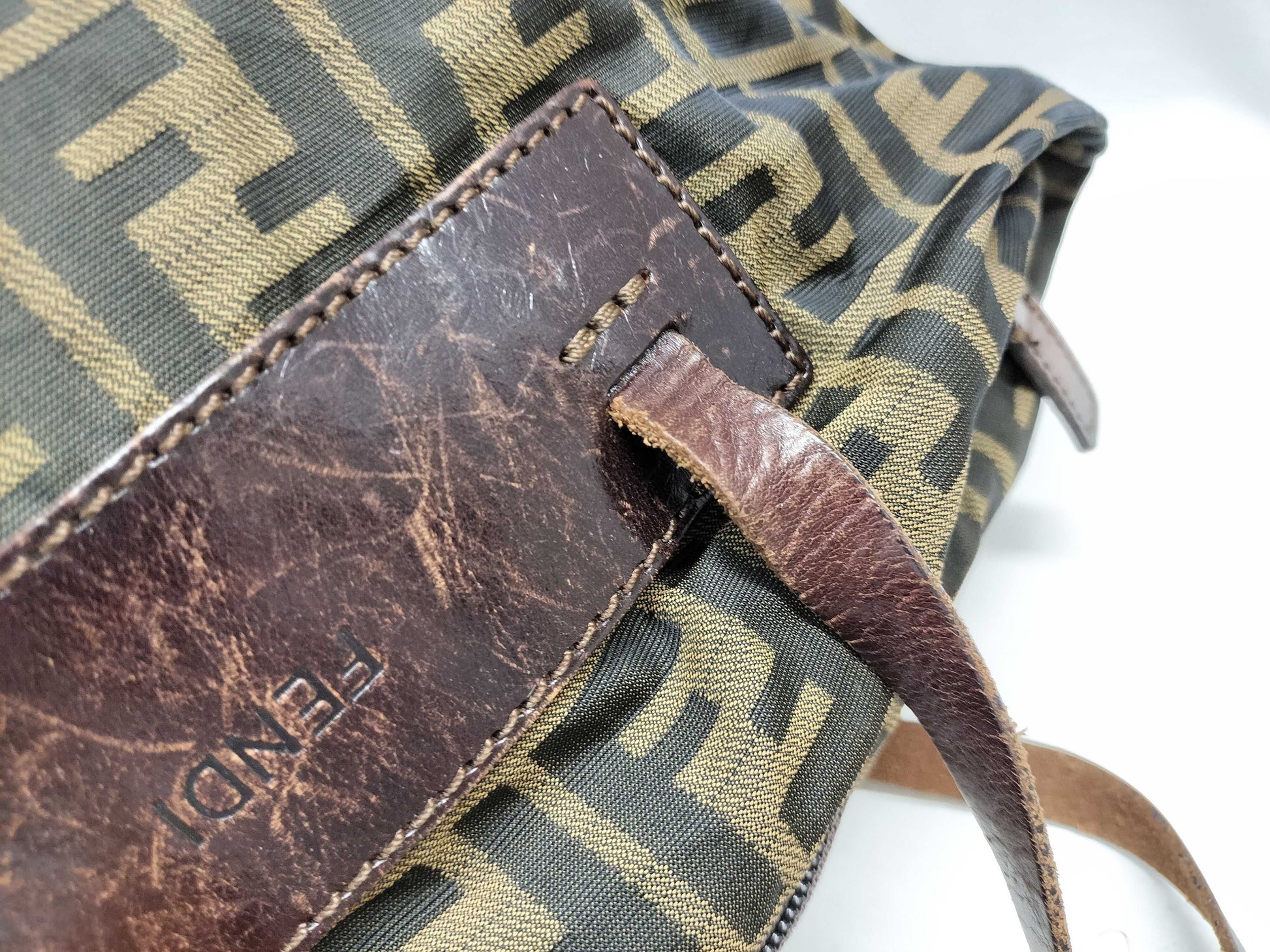 FENDI Zucca pattern nylon tote bag