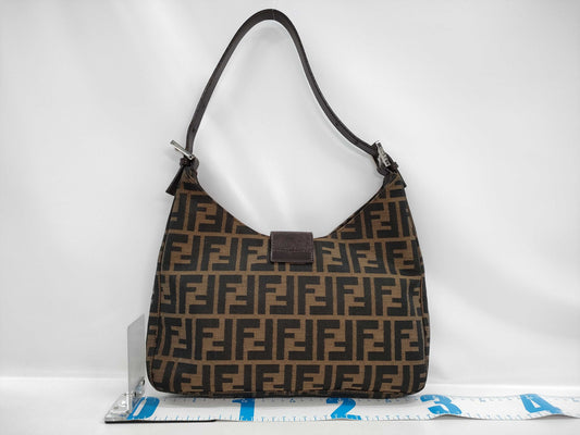 FENDI Zucca pattern semi-shoulder tote bag