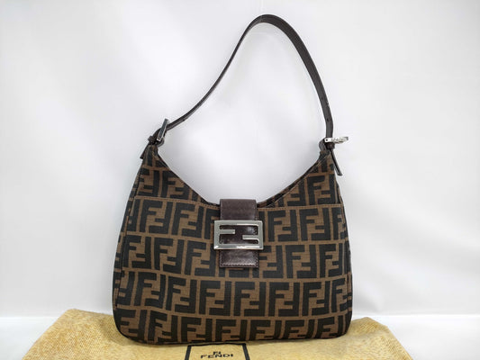 FENDI Zucca pattern semi-shoulder tote bag