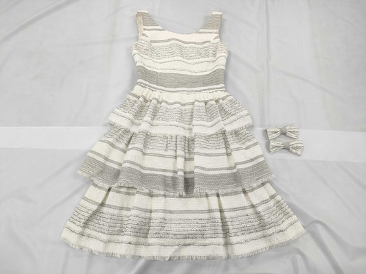Rene Tweed Dress White 6116360 Dress