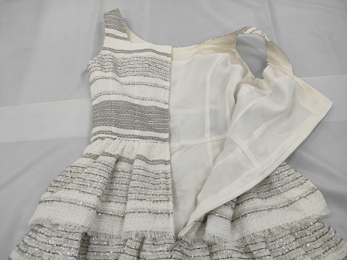 Rene Tweed Dress White 6116360 Dress