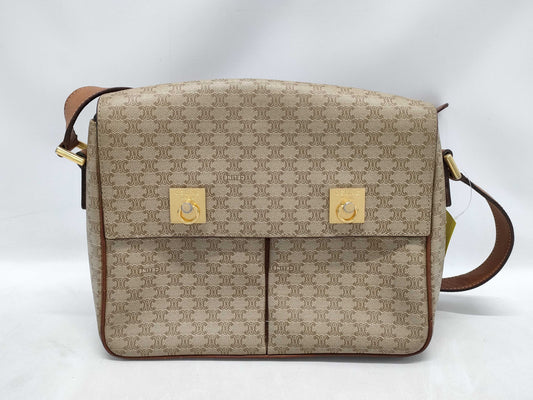 CELINE shoulder bag beige shoulder bag