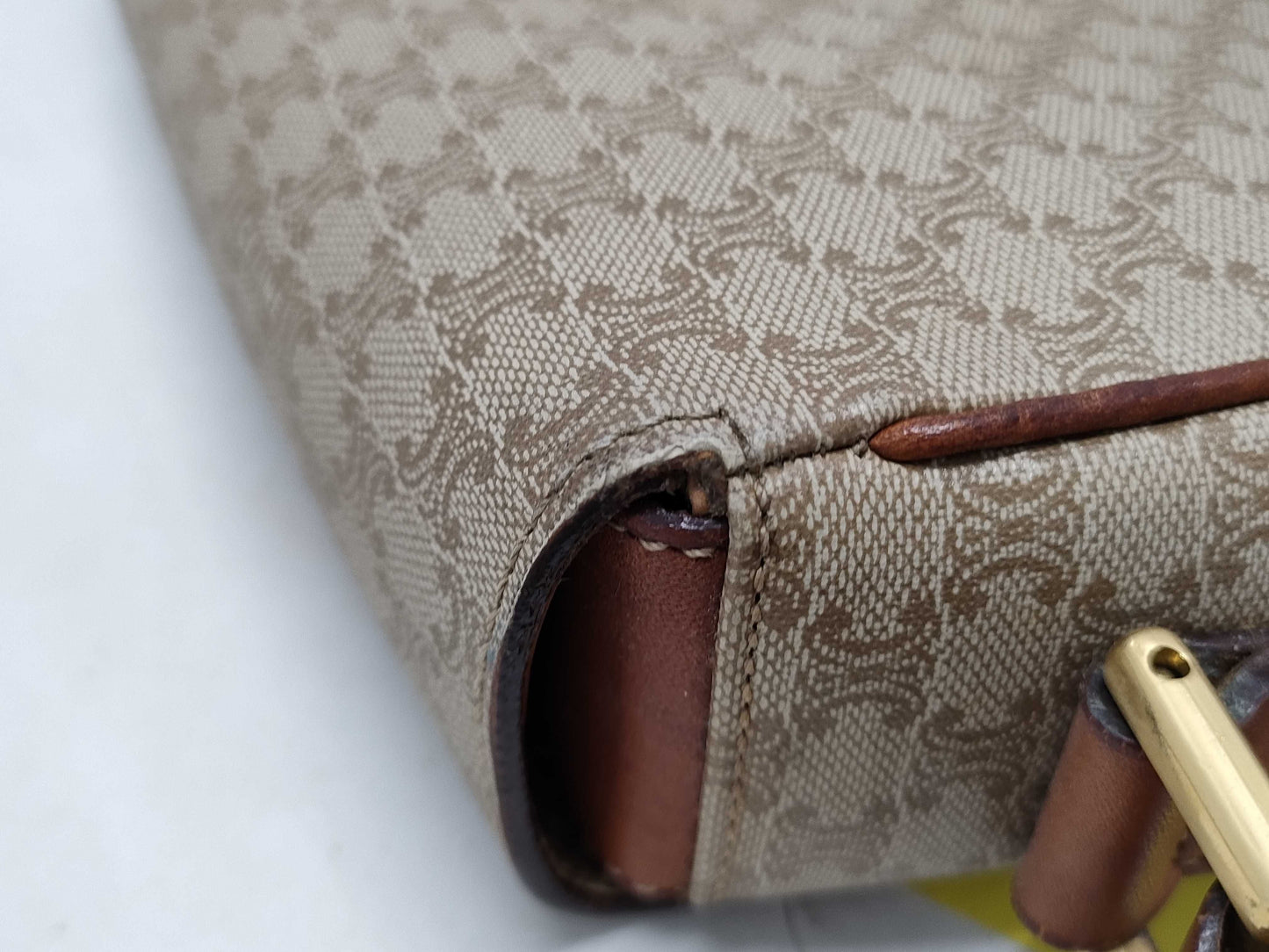 CELINE shoulder bag beige shoulder bag