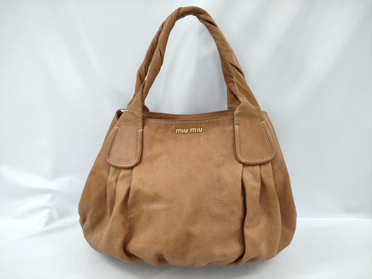 Miu Miu Leather Tote Bag