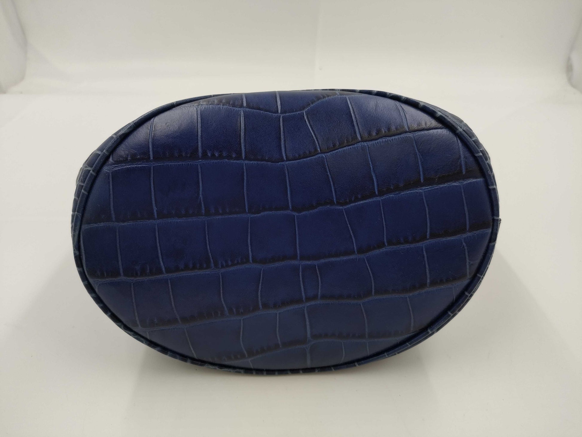 MaxMara Embossed Crocodile Drawstring Tote Bag
