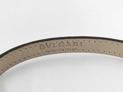 BVLGARI Narrow Leather Bracelet Bracelet/Bangle