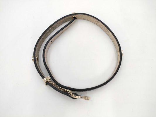 BVLGARI Narrow Leather Bracelet Bracelet/Bangle