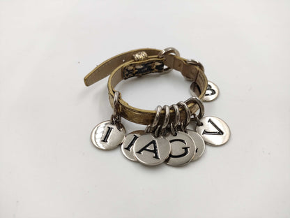 BVLGARI Charm Leather Bracelet Bracelet Bangle