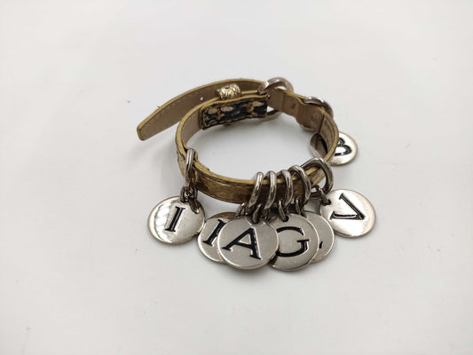 BVLGARI Charm Leather Bracelet Bracelet Bangle
