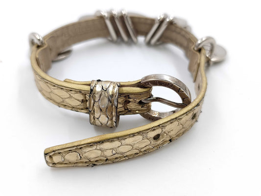BVLGARI Charm Leather Bracelet Bracelet Bangle