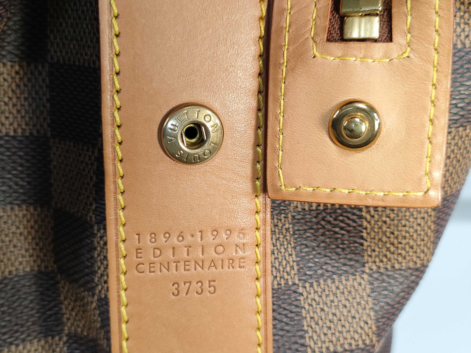LOUIS VUITTON [Serial Number] RFID Unverifiable AS1906 Damier Colombine 1896-1996 Edition Shoulder Bag