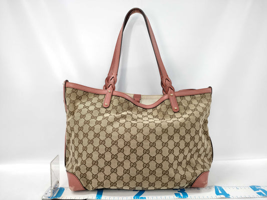 GUCCI GG Canvas Tote Bag with Pouch 247209